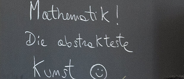 Blackboard Labeling "Mathematics! The most abstract art"