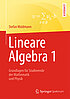 Cover Lineare Algebra I