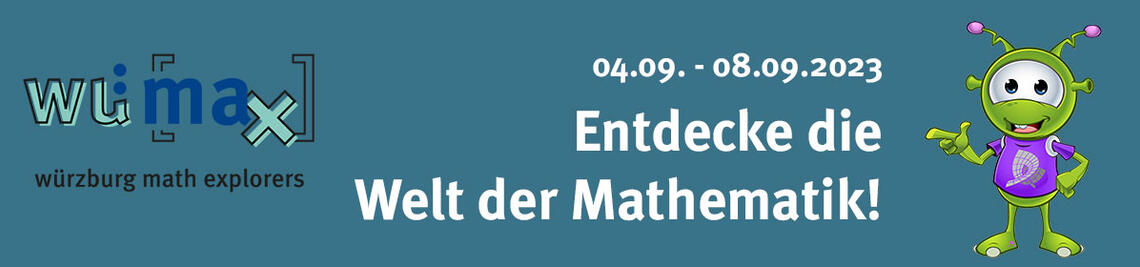 Entdecke die Welt der Mathematik beim wümax Mathe-Camp vom 4. bis zum 8. September 2023.