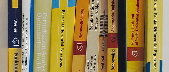 Shelf with reference books