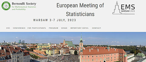 Ausschnitt Webseite European Meeting of Statisticians (EMS)