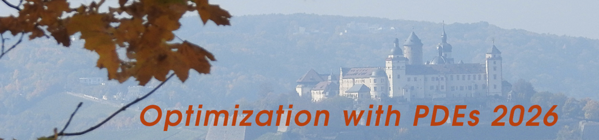 Blick auf Festung Marienberg in Würzburg im Herbst