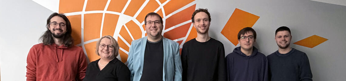 Gruppenfoto Team Inverse Probleme am Lehrstuhl für Mathematik IX