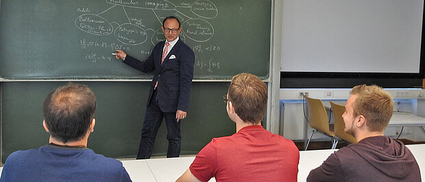 Lecture at the university of Würzburg