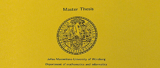 Cover of a Master Thesis